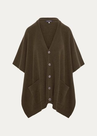 Eskandar Side-Slit Cashmere Cardigan
