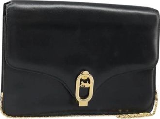 Celine Pre-owned Vintage Schoudertas - Dames - Vintage Schoudertas - Zwart - ONE Size - Leer - Vintage