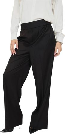 Emme Di Marella Fiesta Wijde Broek - Dames - Wijde Broeken - Zwart - L - Polyester - Broeken