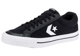 Converse Sneaker CONVERSE SPORT CASUAL, Herren, Gr. 42,5, schwarz-weiss (schwarz, schwarz, wei&szlig;), Textil, Schuhe Sneaker