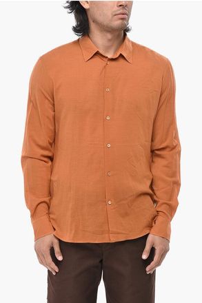Off-white Jersey Shirt SILKJER with French Collar size Xxl