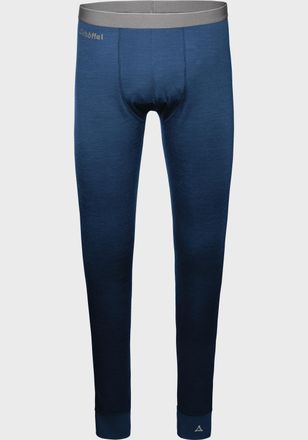 Sch&ouml;ffel Funktionshose SCH&Ouml;FFEL Ski Merino Sport Pants long M, Herren, Gr. S, Normalgr&ouml;ssen, blau (8540, blau), Oberstoff: 43% Lyocell, 34% Wolle, 23% Nylon, H