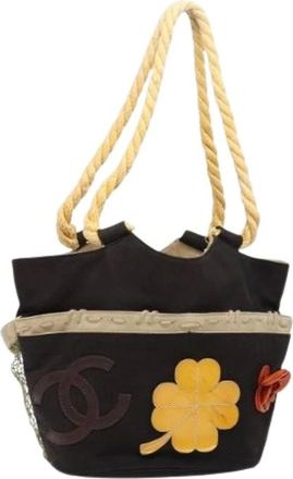 Chanel Pre-owned Bucket Bags, female, Black, Size: ONE SIZE Pre-owned Vintage Bucket Bag