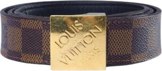 Louis Vuitton Pre-owned Canvas Belt - female - Louis Vuitton Vintage - Vintage Belts - Brown - ONE SIZE - Pre-owned