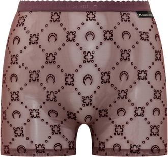 Marine Serre Shorts Marine Serre Tulle Monogram