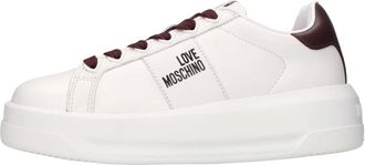 Love Moschino Dames, Schoenen, Wit, Maat: 41 EU Leer