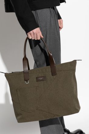 Dolce & Gabbana Adamo Shopper Bag, Mens, Green