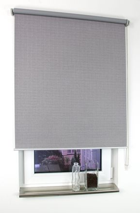 Liedeco Seitenzugrollo »Struktur« verdunkelnd energiesparend mit Bohren Uni, im Festmass