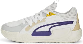 Puma Court Rider Chaos Slash Unisex - Adult Football Boots, Purple Team White, 8 UK