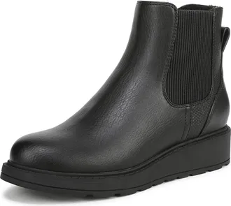 Blowfish Blowfish Womens Kali Cozy Wedge Chelsea Boots, Black, Medium Fit, UK 7