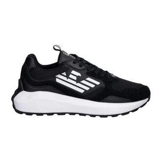 Emporio Armani Logo Sneakers - Heren - Sneakers - Zwart - 44 2/3 EU - Schoenen