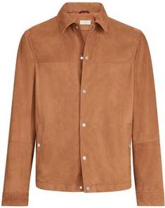 Brunello Cucinelli Suede jacket in Cognac at Nordstrom, Size Xxx-Large Eu