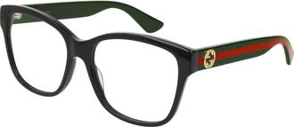 Gucci Mode Bril in Zwart - Dames - Brillen - Zwart - 54 MM - Accessoires