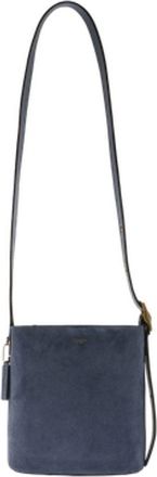 Coach Womens Bleecker 21 Shoulder Bag Blue Calfskin