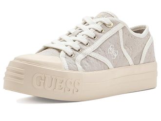 Guess Issah Womens Shoes Grey/Medium Natural Logo : 8.5 M, Textile