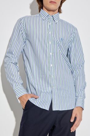 Etro Shirt With Striped Pattern, Mens, Blue
