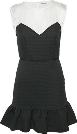 Sandro Mini-jurk met jacquard - Zwart