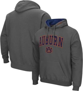 Colosseum Mens Colosseum Charcoal Auburn Tigers Arch & Logo 3.0 Pullover Hoodie at Nordstrom, Size Large