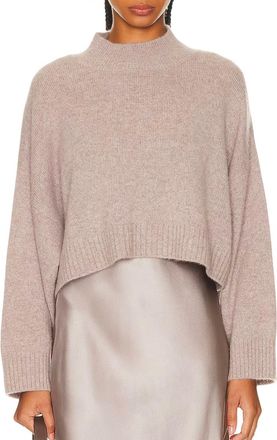 Sablyn Wells Cashmere Pullover In Toast