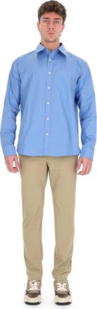 A.P.C. Owen Blue Organic Cotton Poplin Shirt