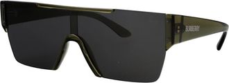 Burberry Square Zonnebrillen - Heren - Zonnebrillen - Groen - 38 MM - Accessoires