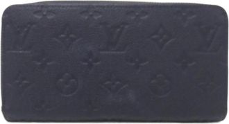 Louis Vuitton Marine Rouge Leather Long Wallet (Bi-Fold) (Pre-Owned)