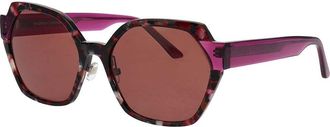 prodesign denmark Sol 1 3534 Womens Sunglasses Red Size 57