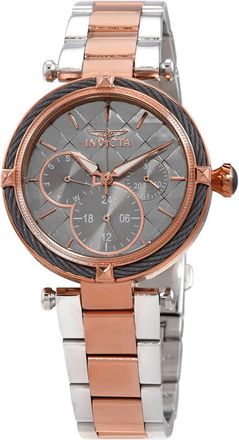 Invicta Bolt Gunmetal Dial Two-tone Ladies Watch 28963