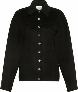 Sportmax Arena Korte Jas - Dames - Zomerjassen - Zwart - XS - Wol - Jassen