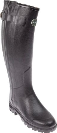 Le Chameau rubberised leather boot - Nero