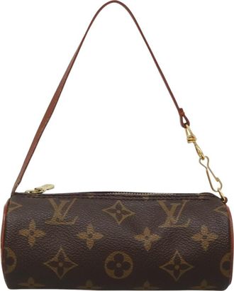 Louis Vuitton Papillon Pochette Monogram Canvas Brown Canvas Bag (Pre-Owned)