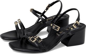 Anne Klein Mackenzie Womens Wedge Shoes Black : 7.5 M, Leather