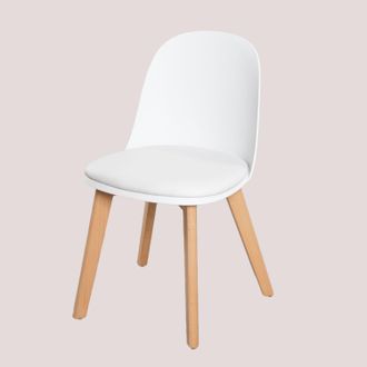 Sklum Sklum - Silla De Comedor En Polipropileno Y Madera De Haya Belyna