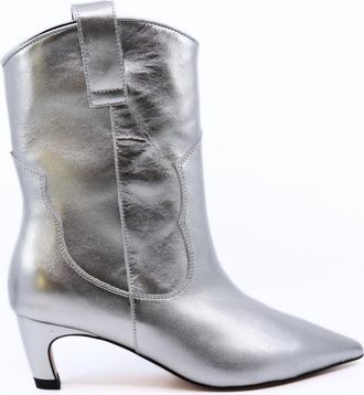 Shoe The Bear Dicte Boots In Silver Metallic