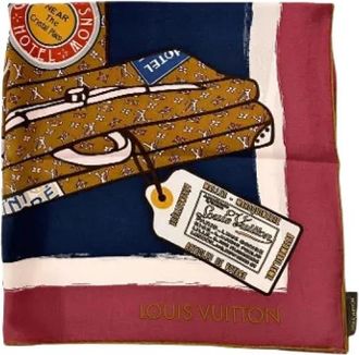 Louis Vuitton Pre-owned Silk scarves - Dames - Vintage Accessoires - Veelkleurig - ONE Size - Vintage
