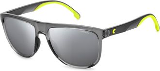 Carrera Mens Green Rectangular Sunglasses CARRERA8059S3