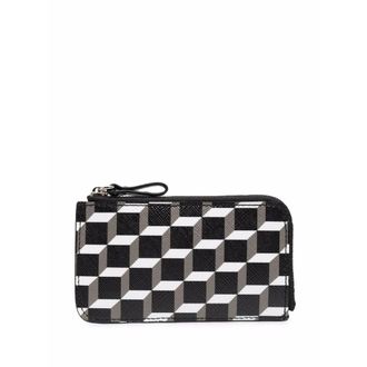 Pierre Hardy Monogram-print Zip-up Wallet