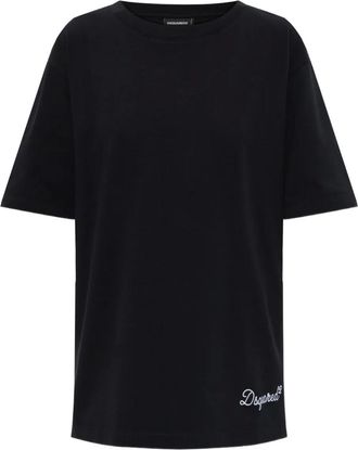 Dsquared2 T-shirt con ricamo - Nero