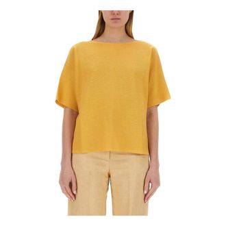 Fabiana Filippi T-Shirts, female, Orange, Size: XS Cappa Corta