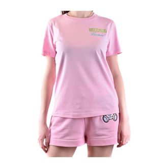 Moschino J0714 4411224 T-shirt - female - Moschino - T-Shirts - Pink - XS - Tops