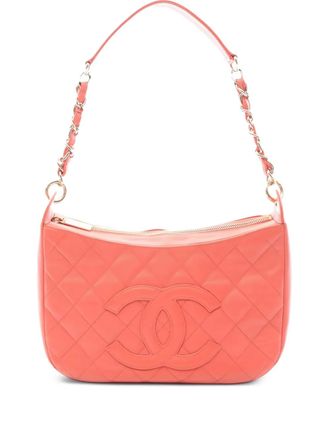 Chanel 2002-2003 schoudertas met CC-logo - Oranje