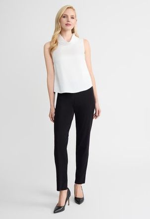 Misook Pearlescence Crepe de Chine Blouse in White at Nordstrom, Size Xx-Large