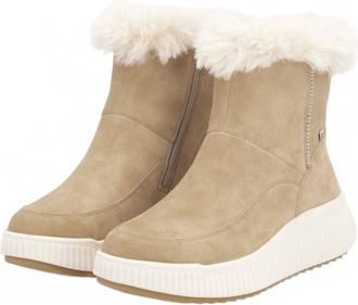 Rieker Womens Zip Boots In Sepia