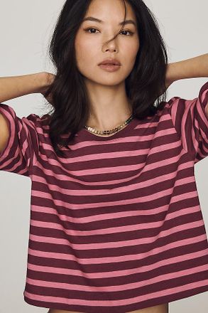 Maeve Corey Cotton Boxy Tee