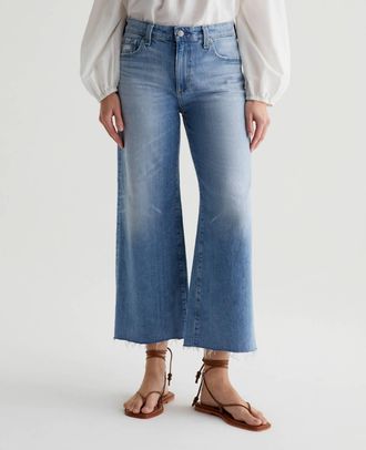 AG - Adriano Goldschmied Sage Wide Leg Crop Jean In 22 Years Palma