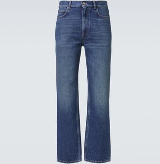 The Row Vanya faded wide-leg jeans