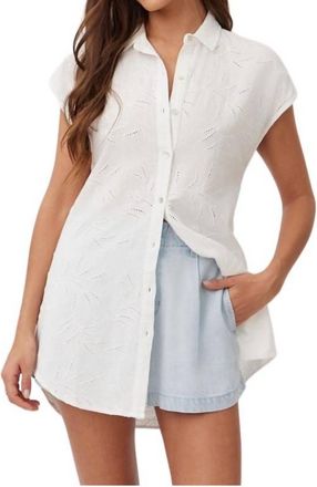 Bella Dahl Easy Cap Sleeve Tunic In White