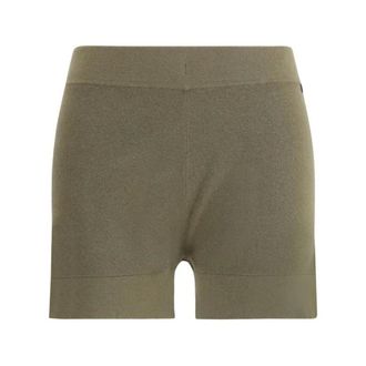Extreme Cashmere Casual Shorts, female, Green, Size: ONE SIZE Bicolor Cotton Shorts