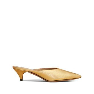 Khaite Schoenen, Dames, Geel, 36 EU, Leer, River Mule 45