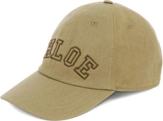 Chlo&eacute; Accessoires, Dames, Groen, S, Katoen, Signature Cap